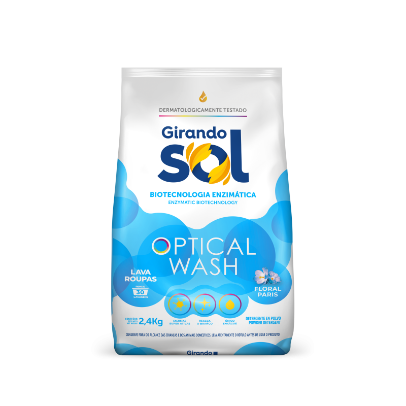 Detergente en polvo floral parís 2,4Kg